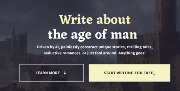 NovelAI Homepage